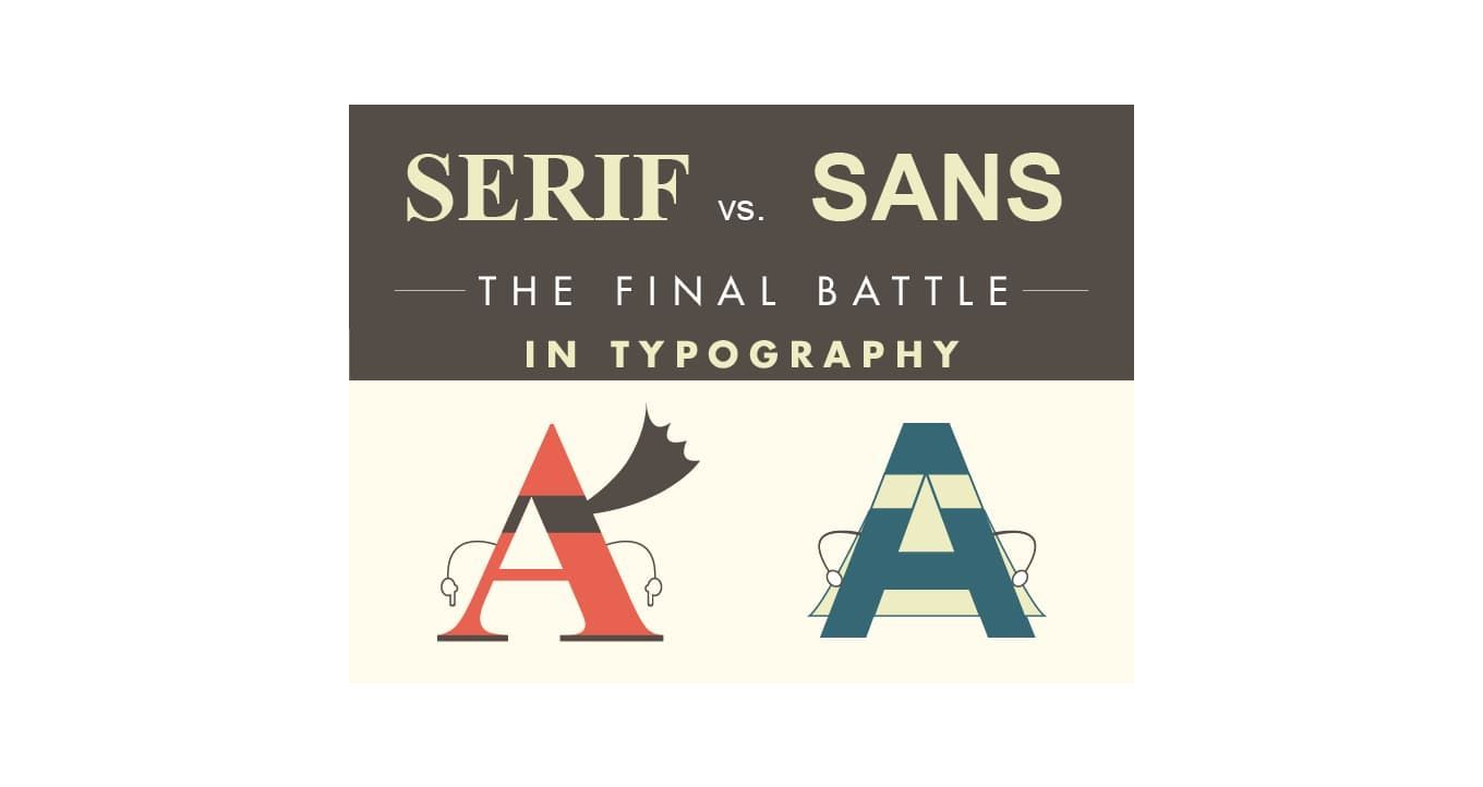 Difference between serif and sans serif fonts