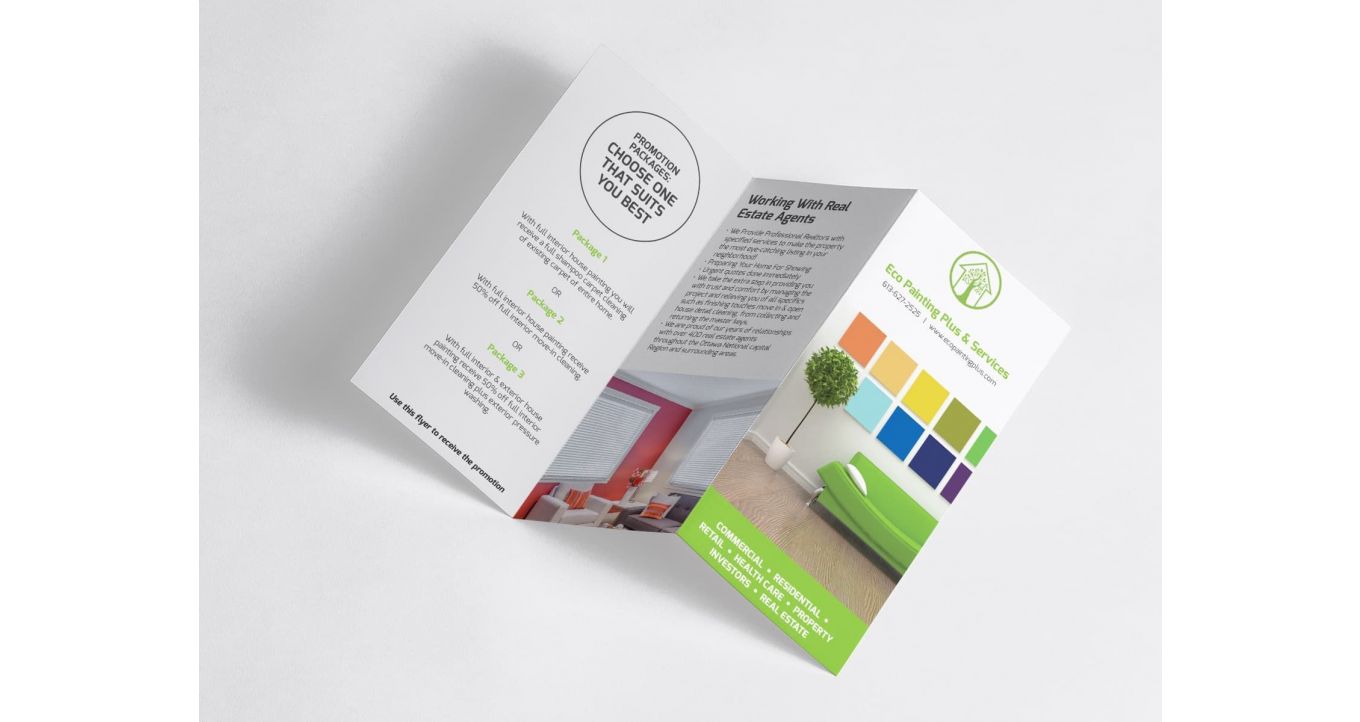 How to design a brochure- Z-fold brochure