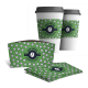 Custom Coffee Cup Sleeves Printing at Newprint store in Food Packaging with SKU: CFFCSLV01