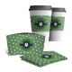 Custom Coffee Cup Sleeves Printing at Newprint store in Food Packaging with SKU: CFFCSLV01