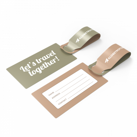 Custom Custom Luggage Tags at Newprint store in Hang Tags with SKU: CSTMLGGTGS01