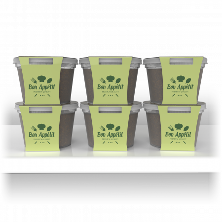 Custom Food Container Sleeves Printing at Newprint store in Food Packaging with SKU: FDCNTSLV01