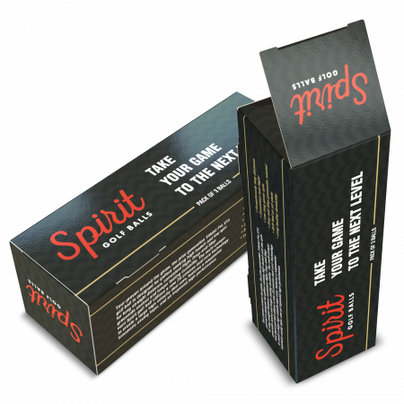 Custom Golf Ball Boxes at Newprint store in Packaging with SKU: GLFBLLBXS35