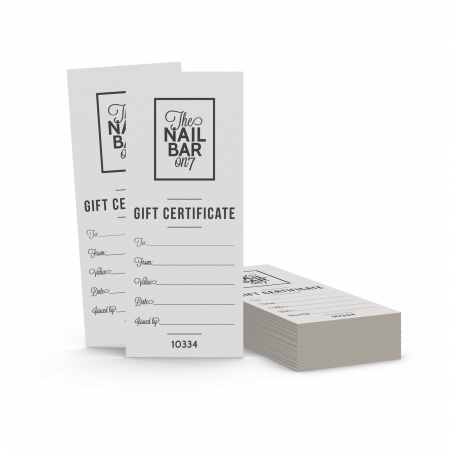 Custom Gift Certificates at Newprint store in Gift Certificates with SKU: GFTCRTFCT34