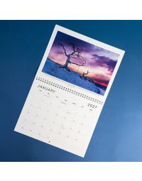 Wall calendar for year 2027
