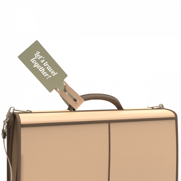 Luggage tags in store hot sale
