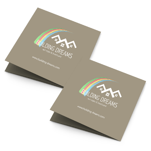 Coated Folding Business Cards 14pt