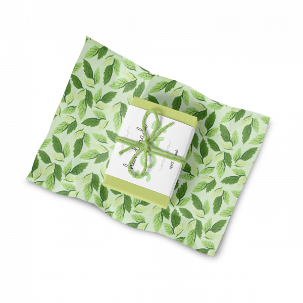 Holiday Green Wrap Tissue Paper 15 inch x 20 inch - 100 Sheets