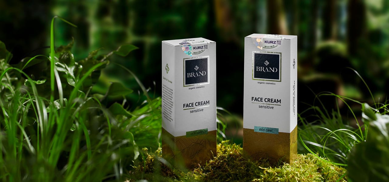 Kurz Face Cream sensitive - anti counterfeit brand packaging