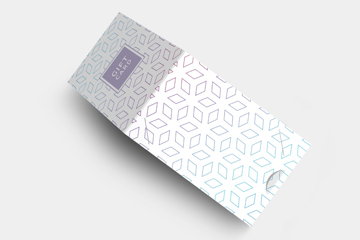 Custom 1-2 Color Gift Card Sleeve