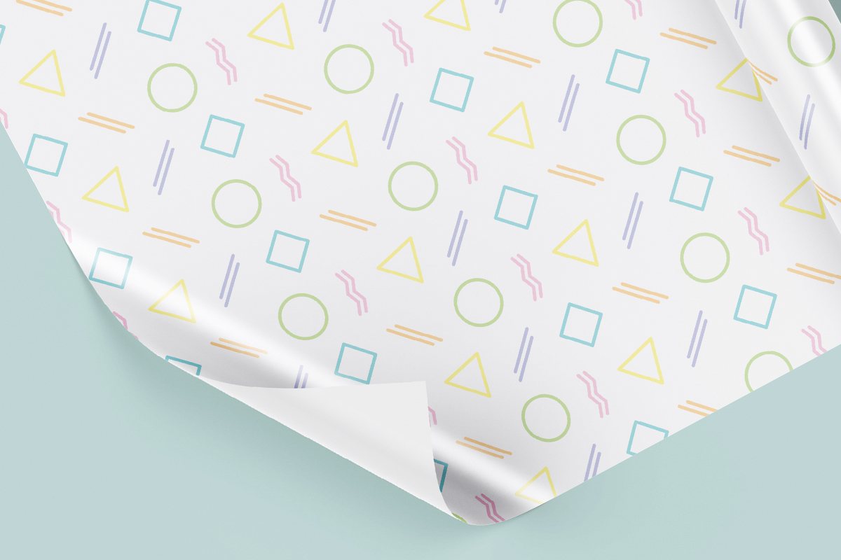 Wrapping paper for clothing