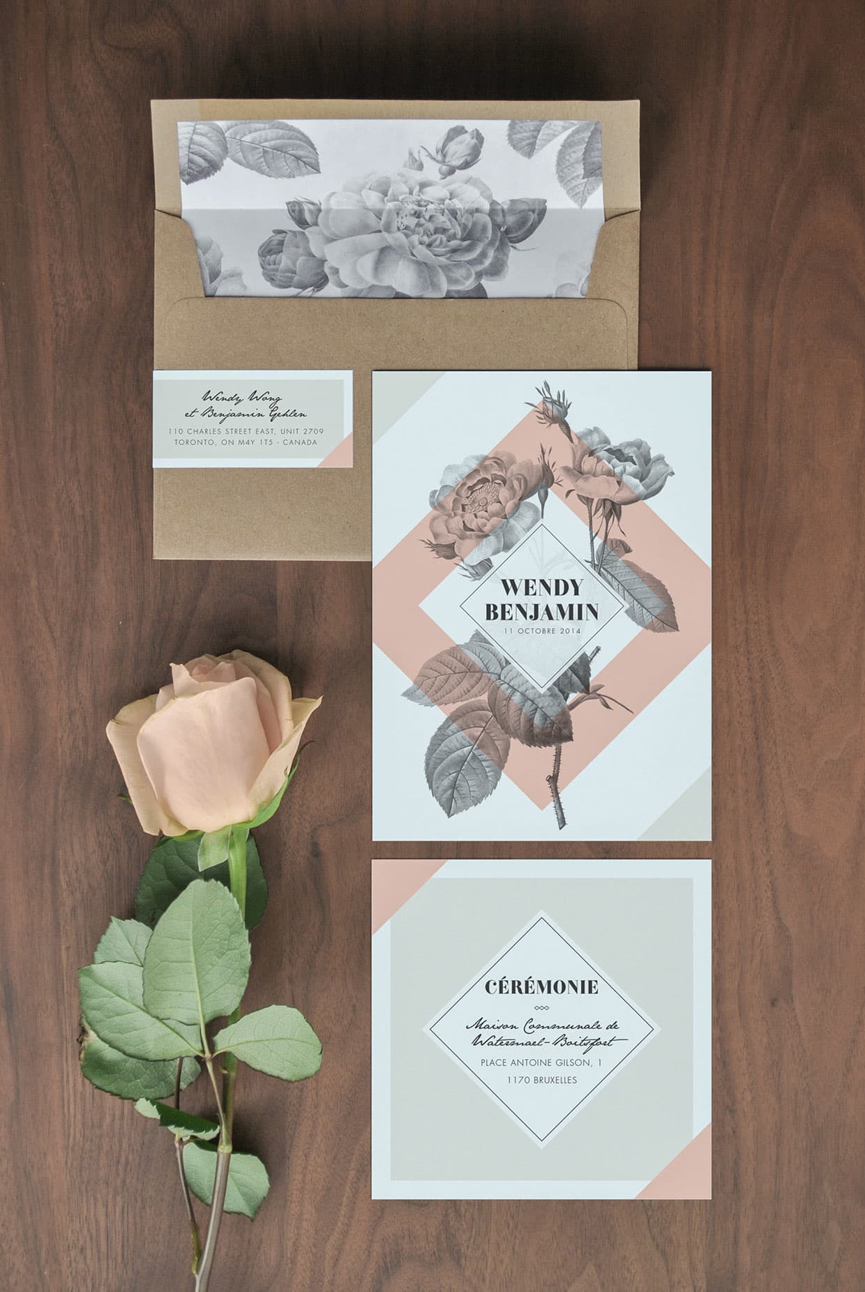 Floral Wedding Invitation