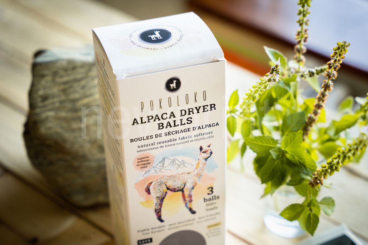 Alpaca dry balls eco-friendly packaging as an example of benefits of eco-friendly packaging
