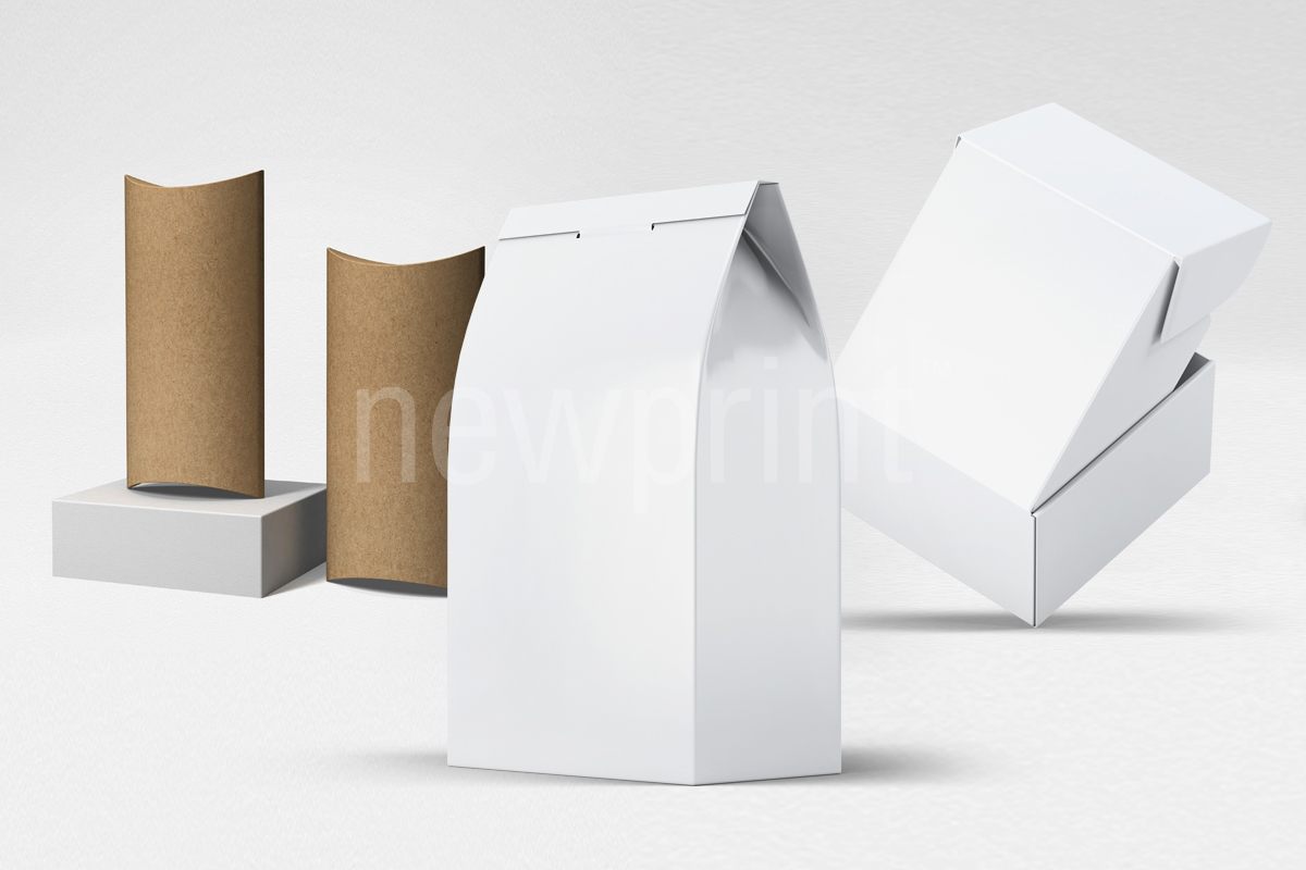 Guide to Custom Packaging-Three different types of product packaging boxes.