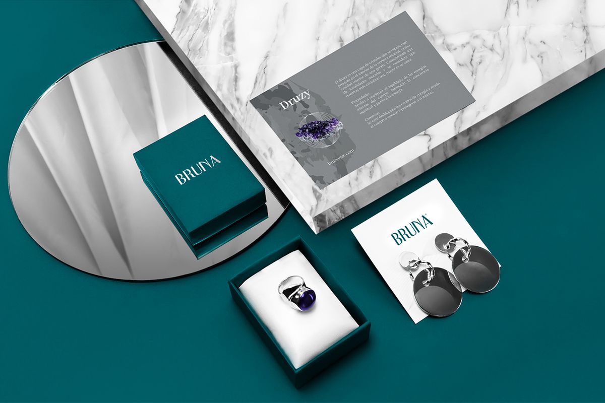 Jewelry Packaging Ideas-creative jewelry packaging ideas with box, earrings and a business card