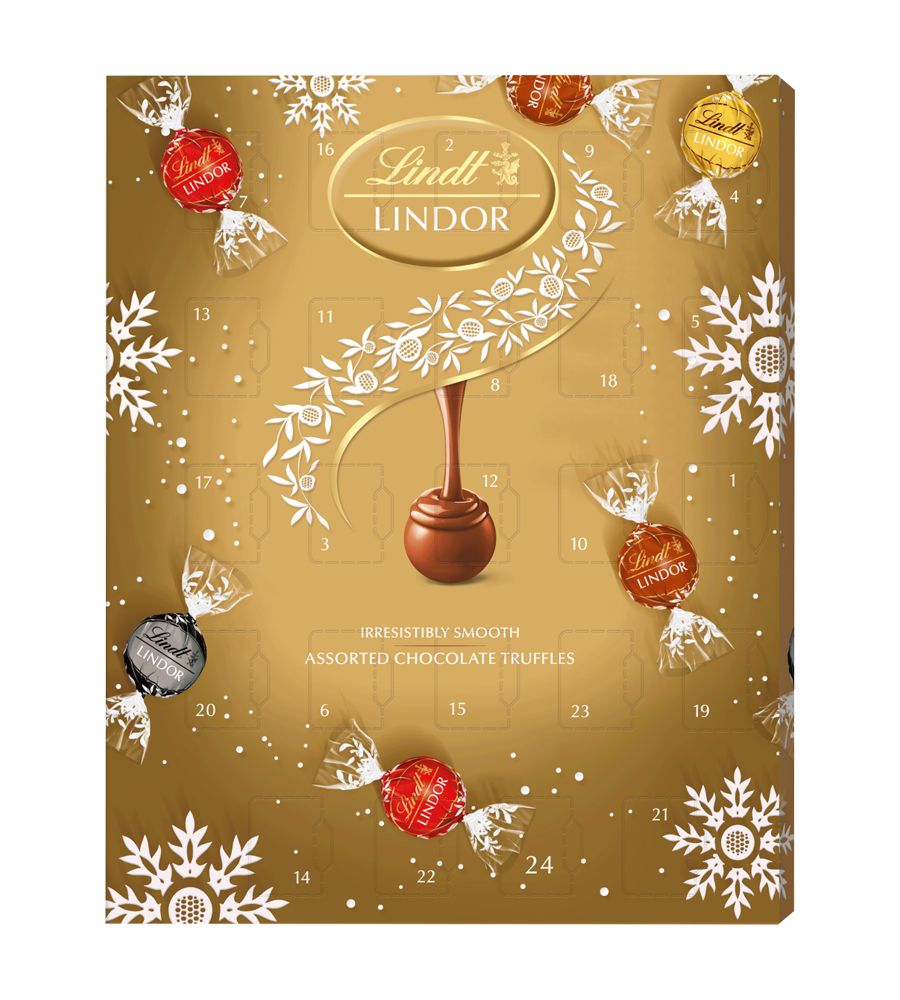 Lindt truffles holiday packaging