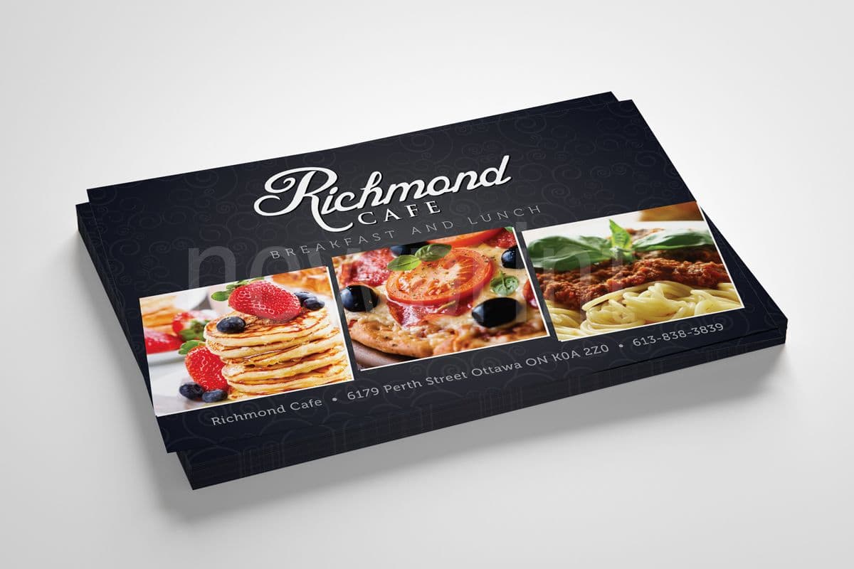 Flyer Design Ideas - Richmond Cafe