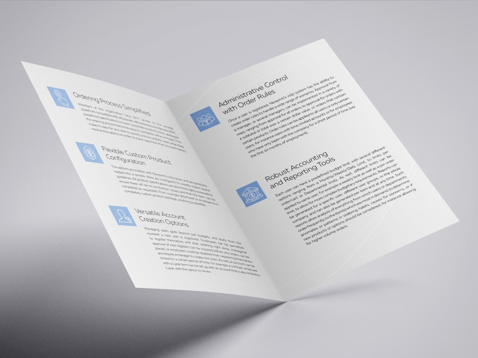How to design a brochure - bi-fold