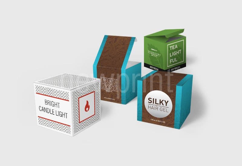 Product Packaging boxes Cube boxes printing