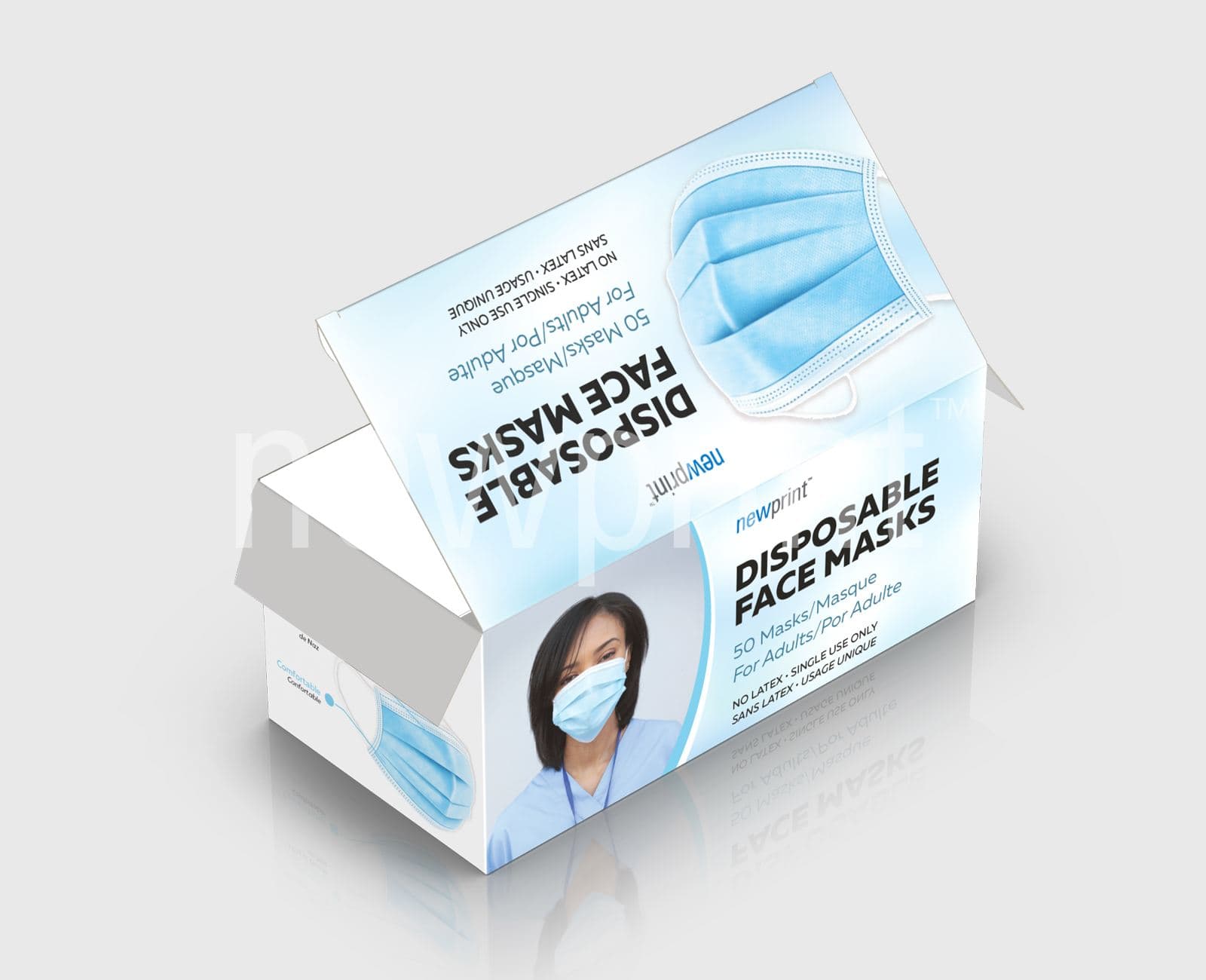 Product Packaging boxes Disposable face mask boxes