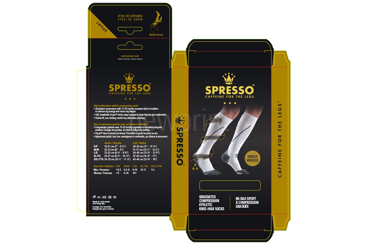 How to Choose the Right Packaging for Your Product - custom printed packaging box - Spresso package box 2d art work design - Straight tuck end box