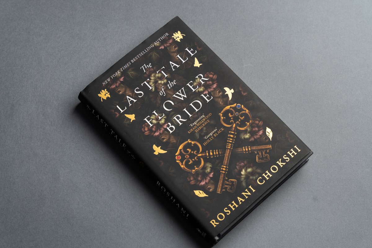 Beautiful book editions – cover sleeve for The Last Tale of the Flower Bride by Roshani Chokshi.