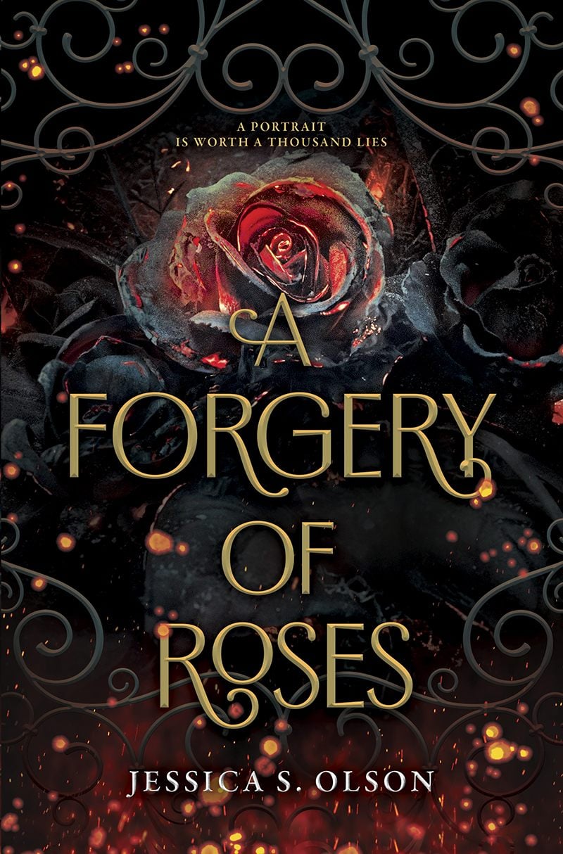 Best book covers of 2022 - A Forgery of Roses by Jessica S. Olson