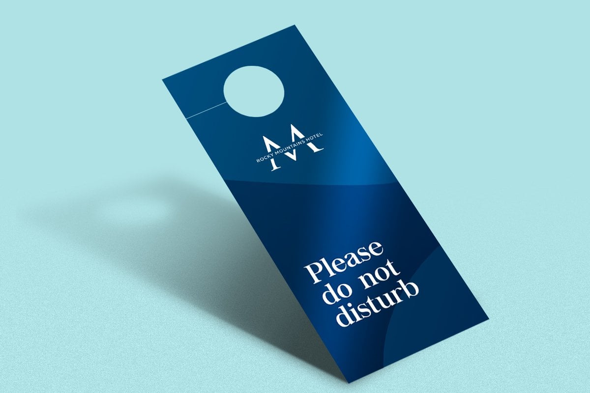 custom printed door hangers