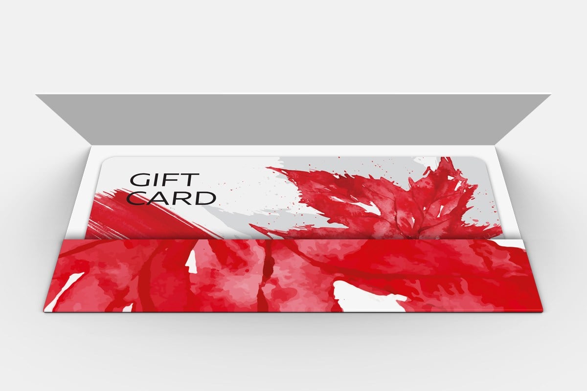 Gift Card Holders - Custom Foil Stamped Gift Card Sleeve - Loyalty Card  Sleeves