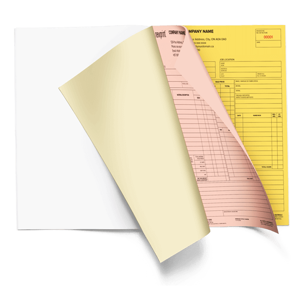 NCR Carbonless form product