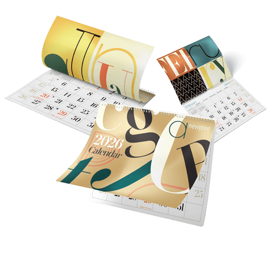 Modern theme wall calendars